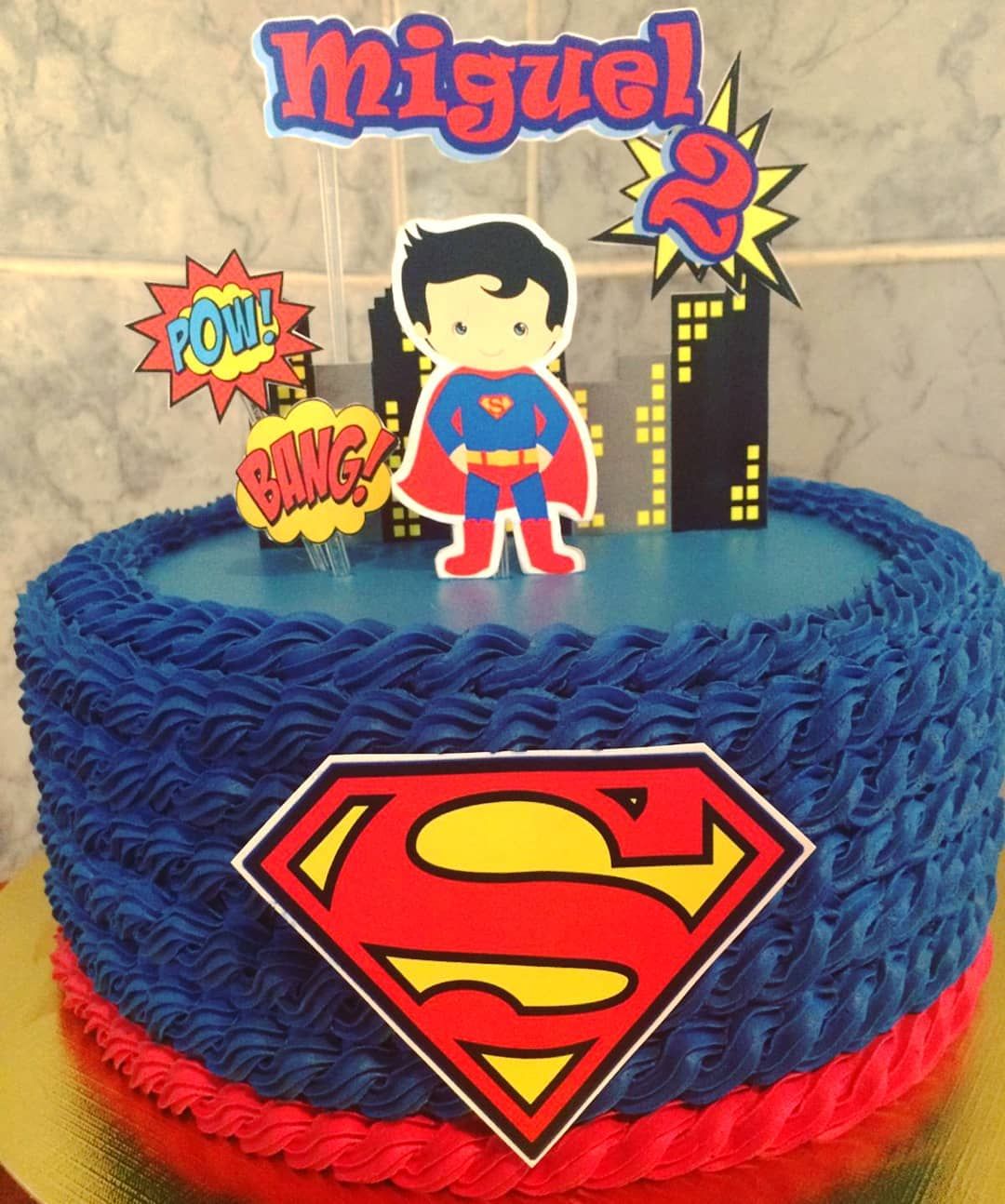 Bolo Decorado Superman