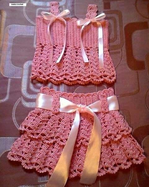 Conjunto Infantil De Croche