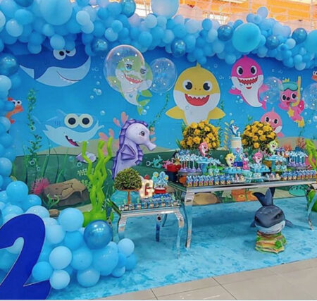 decoracao-festa-baby-shark