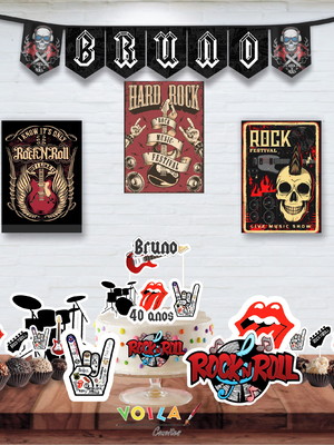 decoracao-festa-tema-rock