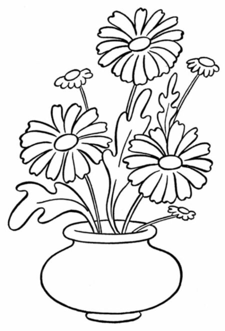 desenho-para-colorir-flores