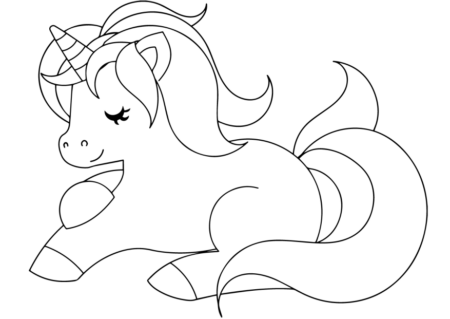 desenho-para-colorir-unicornio