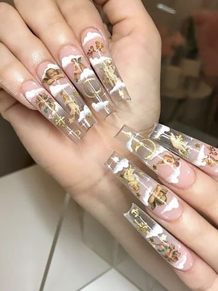 Angel Decorated Nail