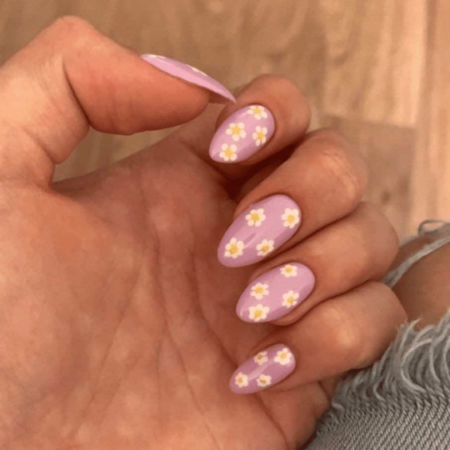 Unhas Decoradas De Flor