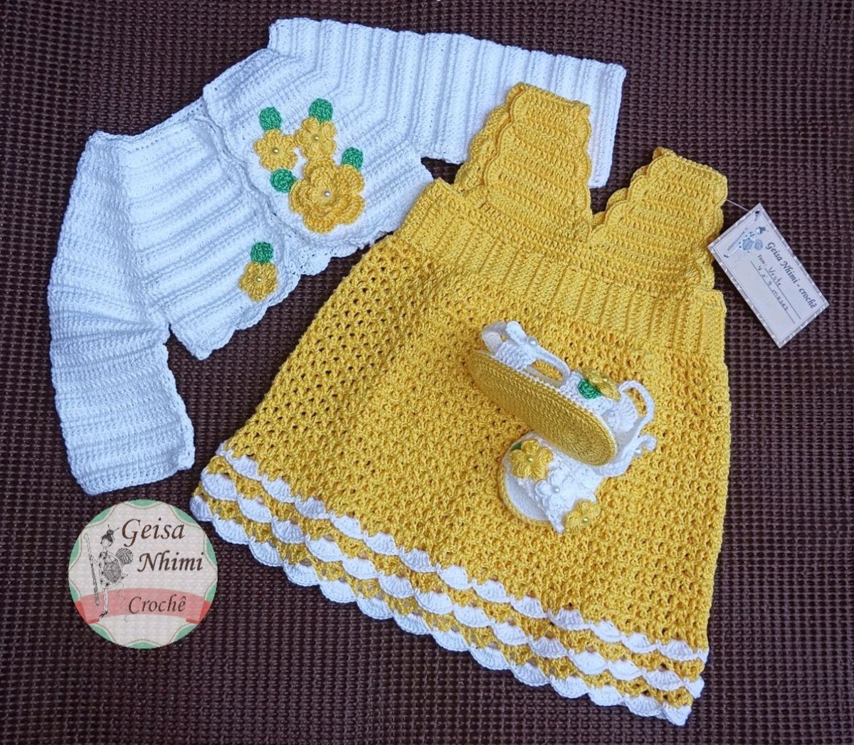 site:elo7.com.br Conjunto Infantil De Croche