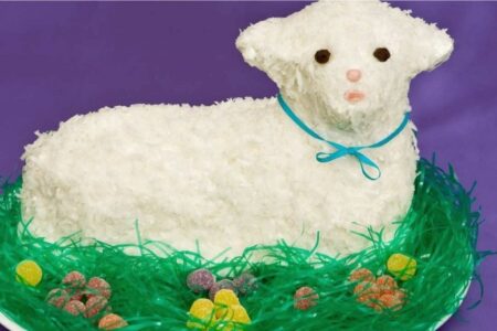 Sheep Decorated Cake