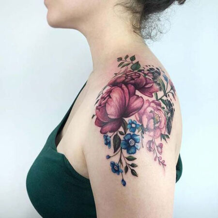 tatuagem-feminina-floral