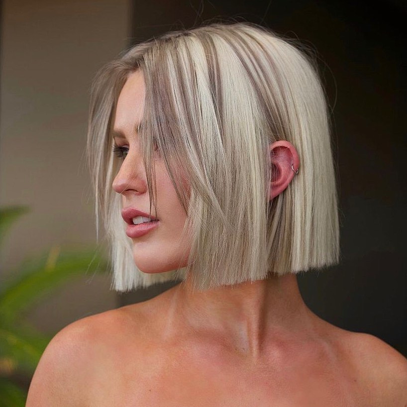 Platinum Short Hair