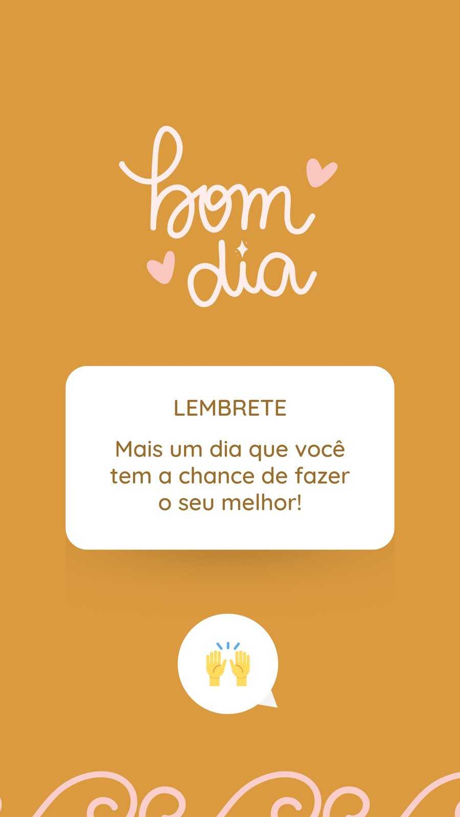 Mensagem de Bom Dia