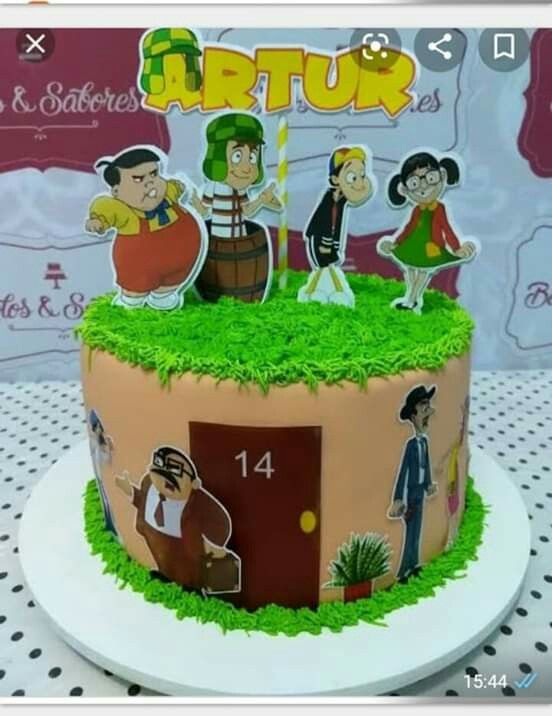 Bolo Decorado Chaves