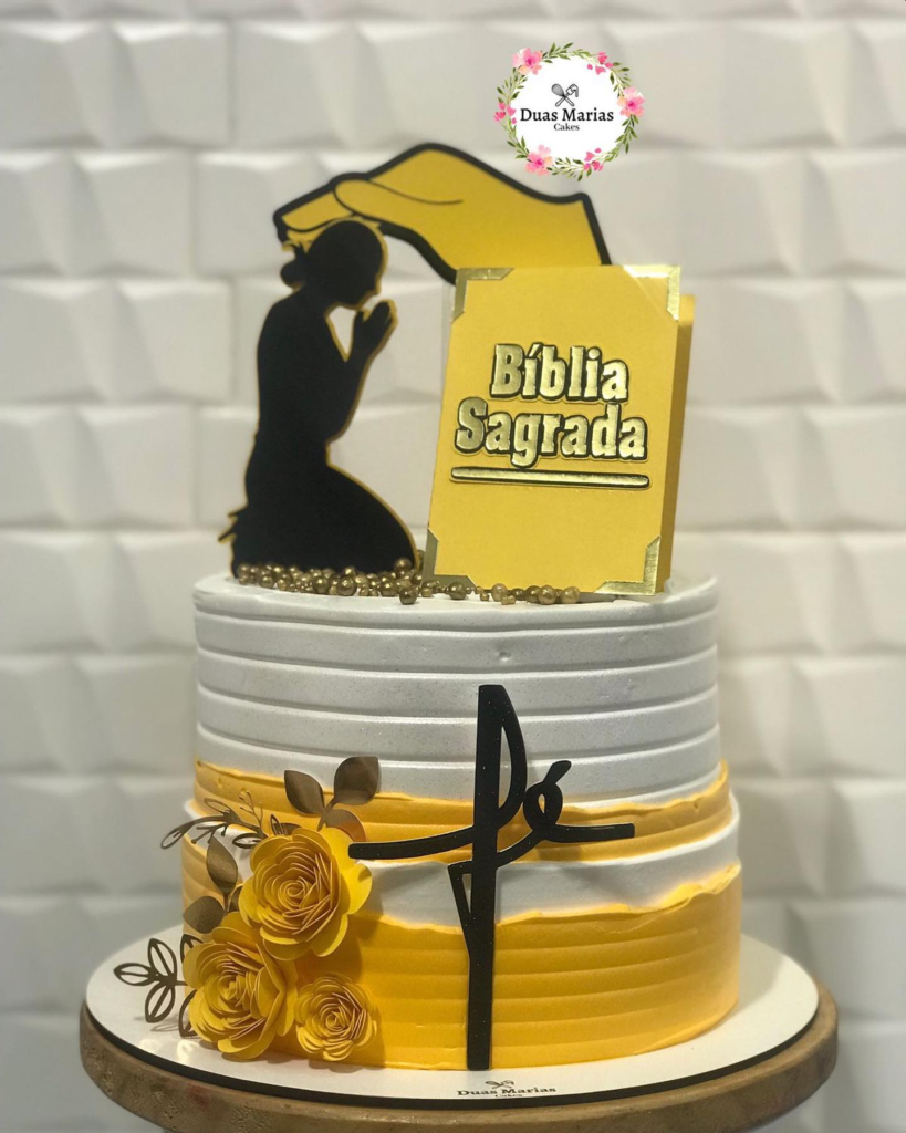 yellow feminine cake