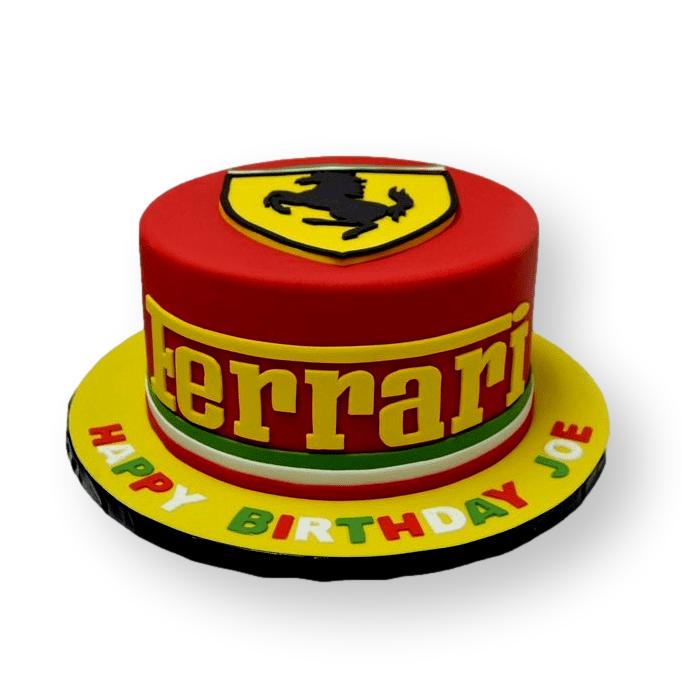 Ferrari Decorated Cake