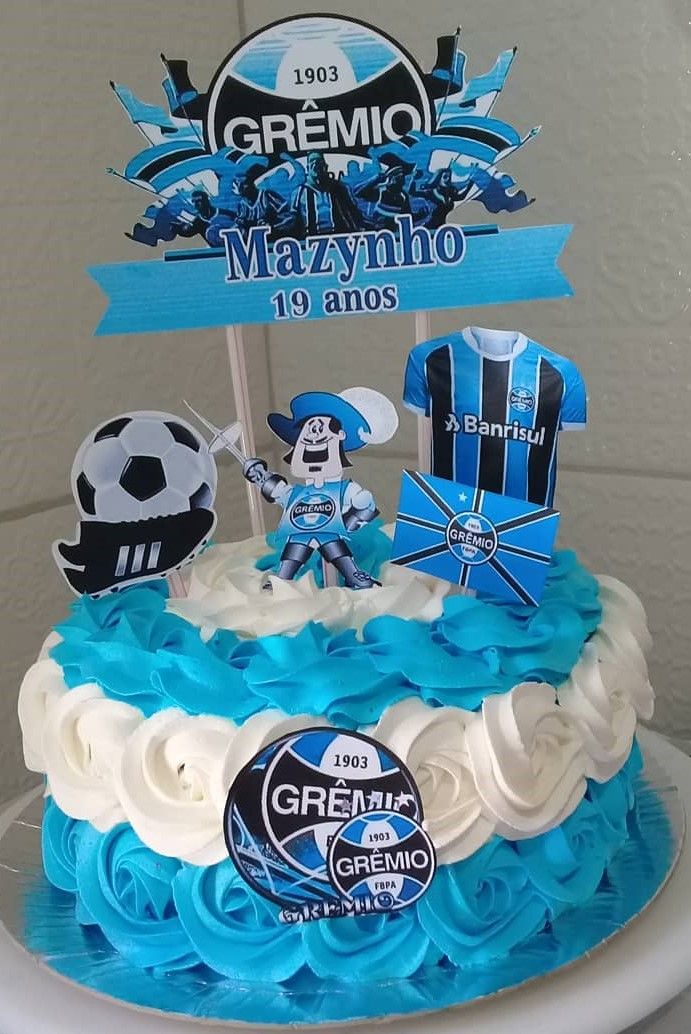 Bolo Decorado Gremio