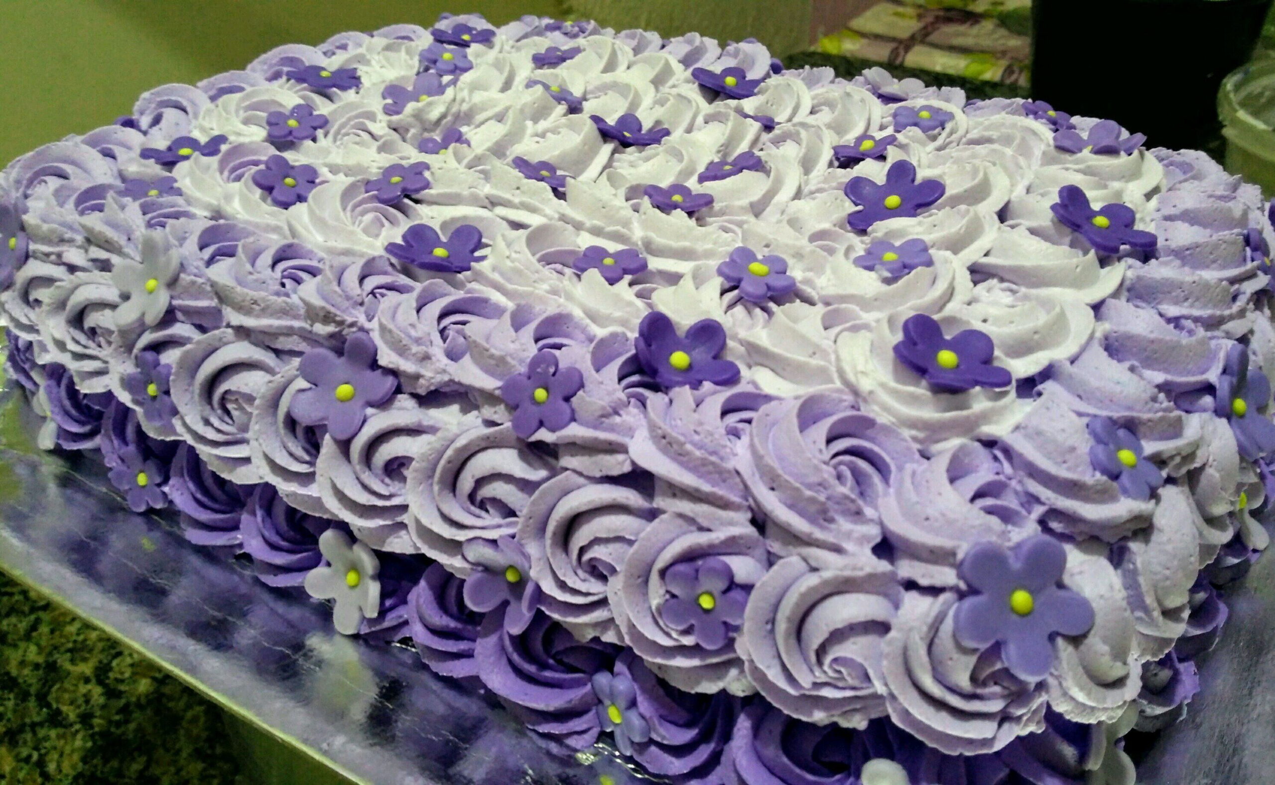 Bolo Decorado Lilas