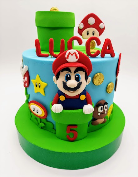 Bolo Decorado Mario Bros