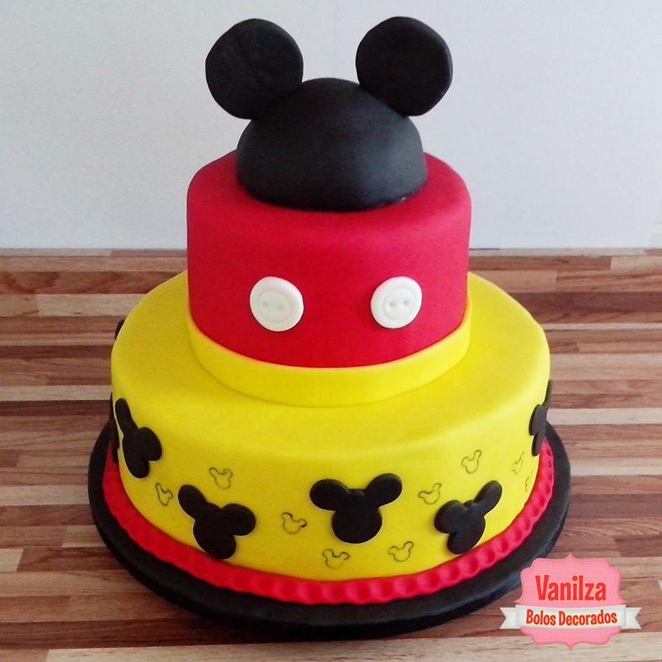 Bolo Decorado Mickey