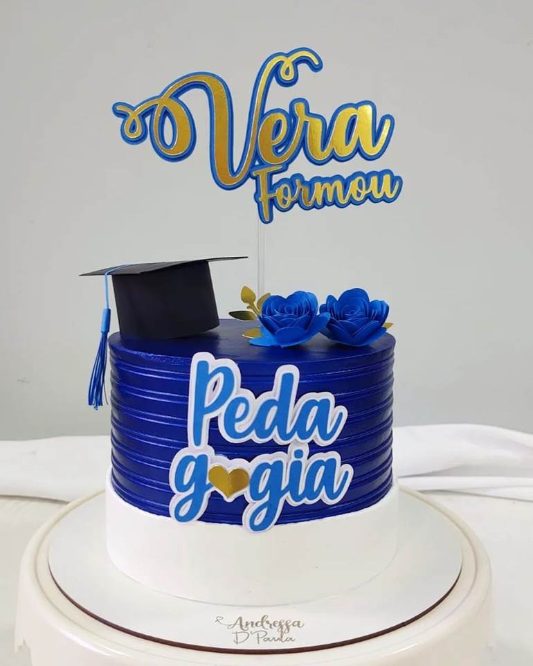 Bolo Decorado Pedagogia