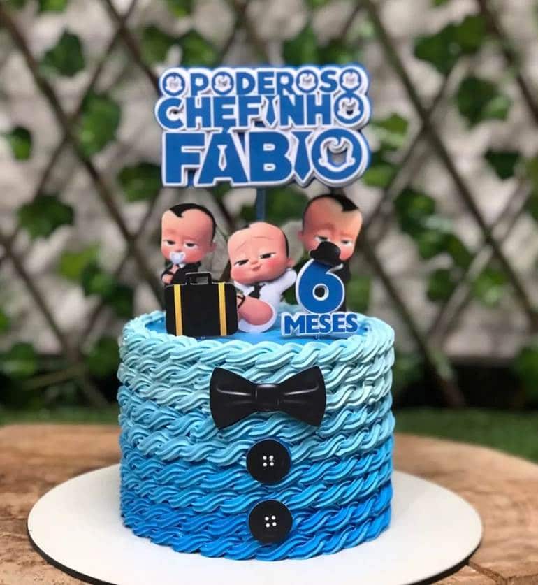 Bolo Decorado Poderoso Chefinho