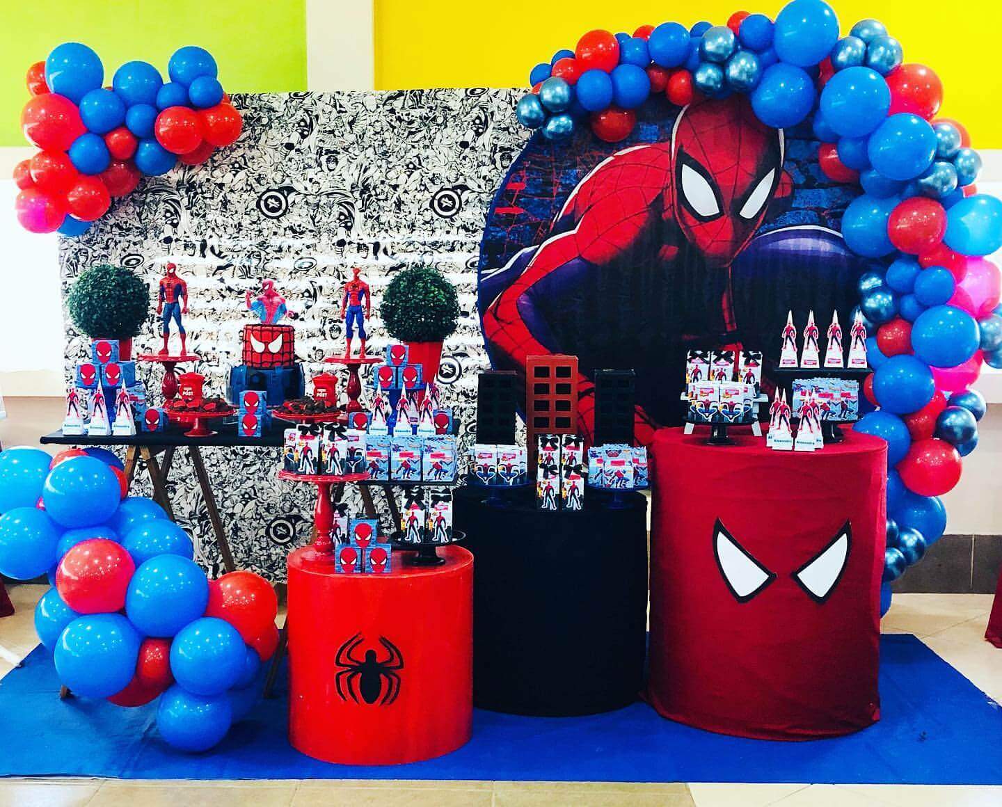 Decoracao Do Homem Aranha Simples