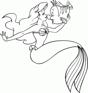 desenho-para-colorir-ariel