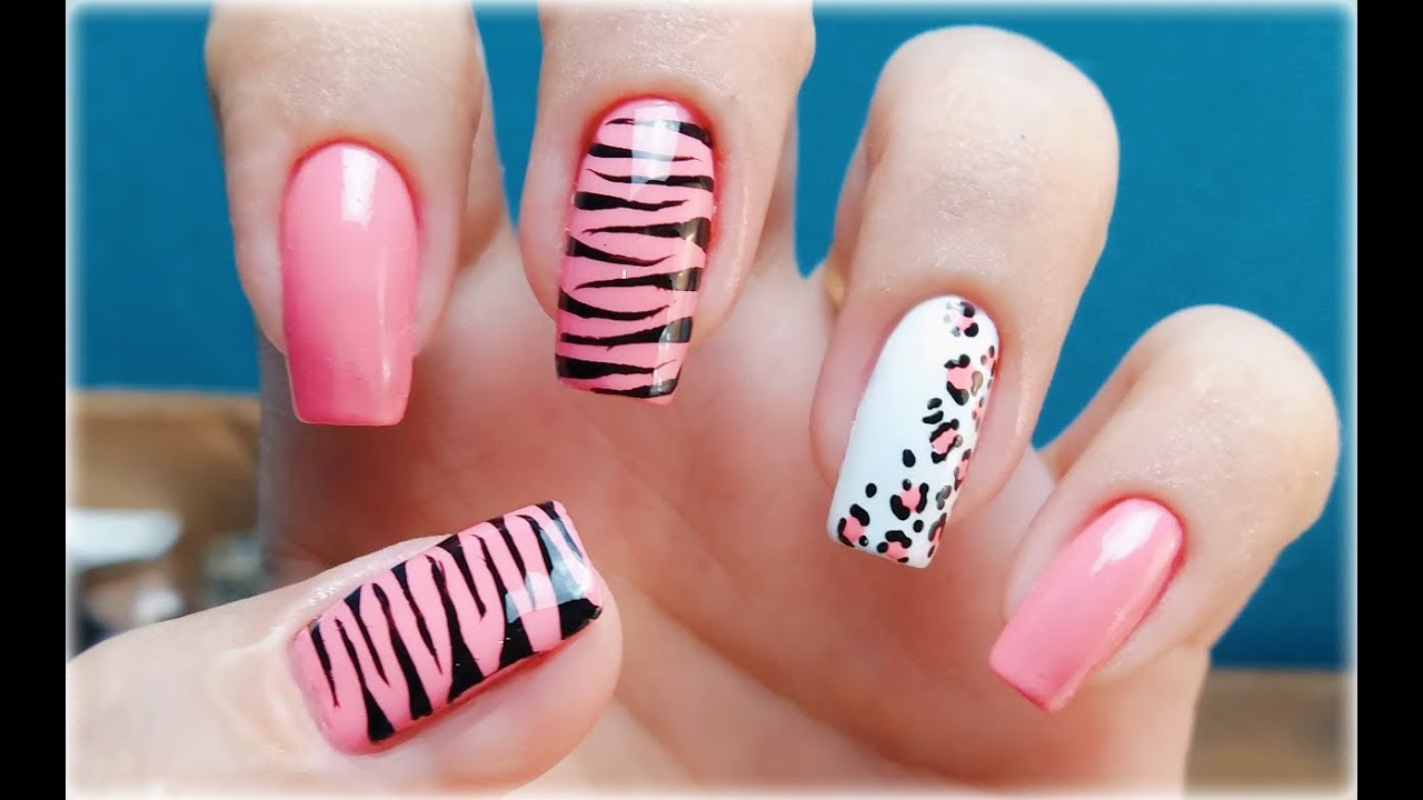 Unha Decorada Zebra