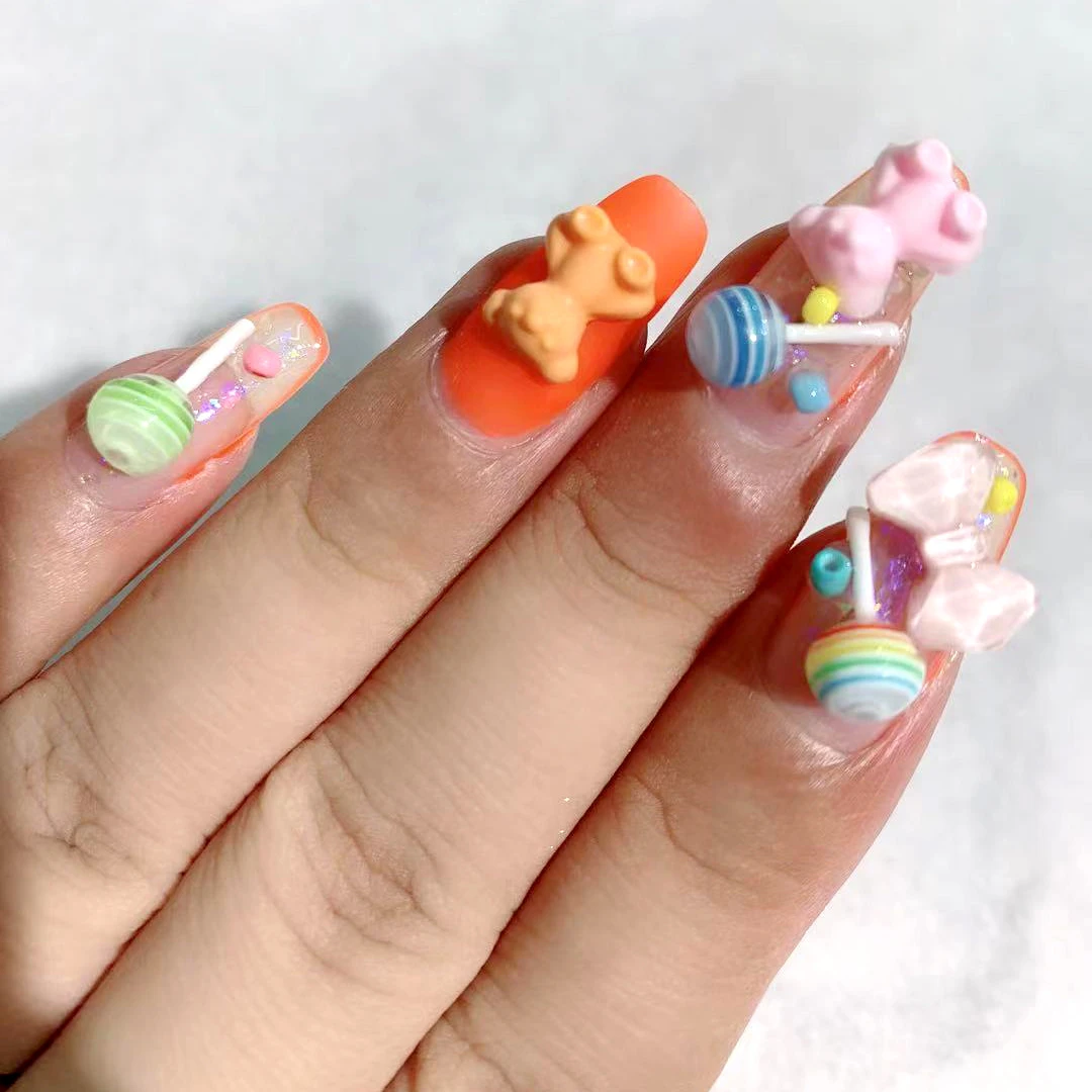 Kawaii Decorated Nails