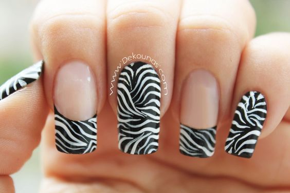 Unhas Decoradas Zebra E Onça