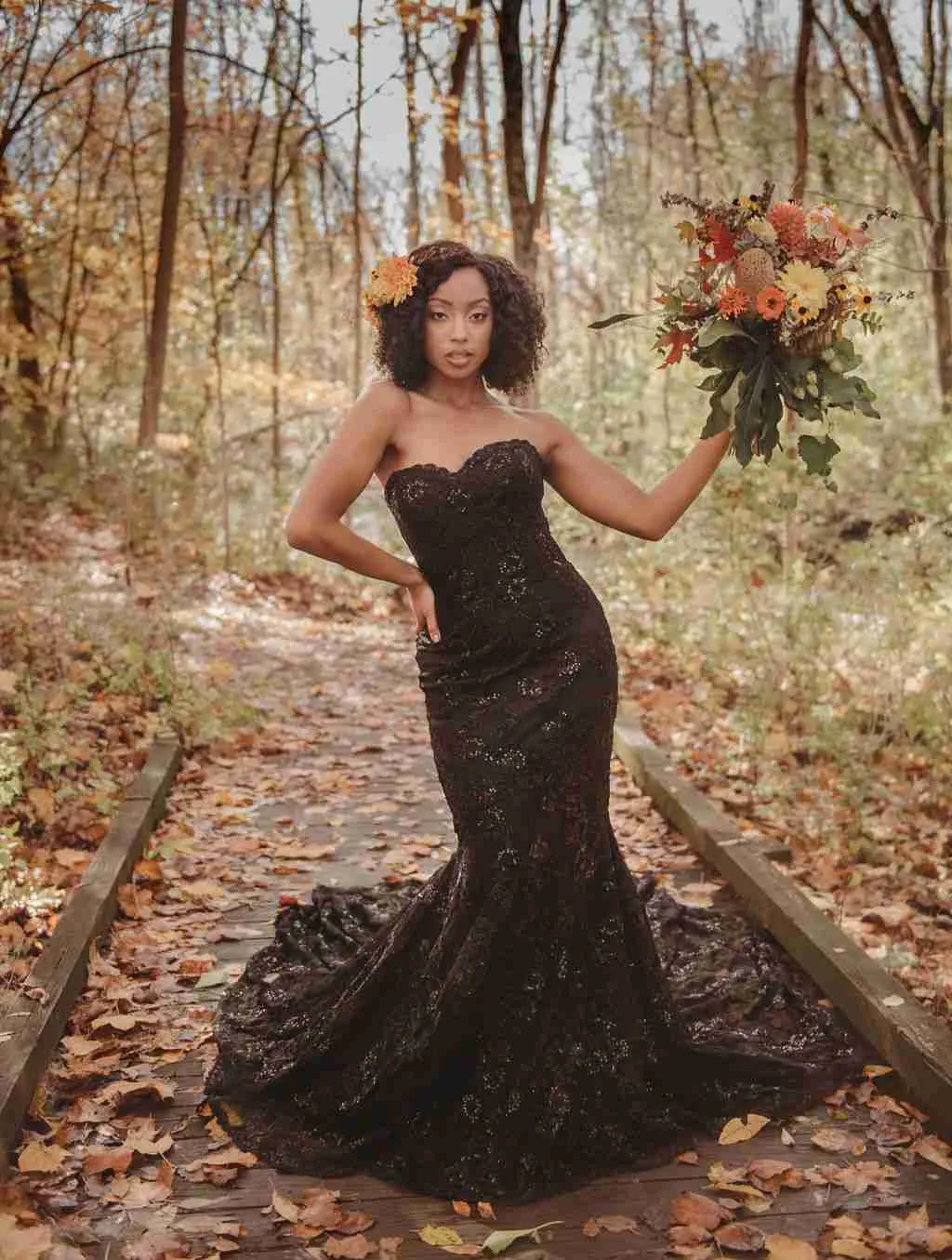 Black Wedding Dress