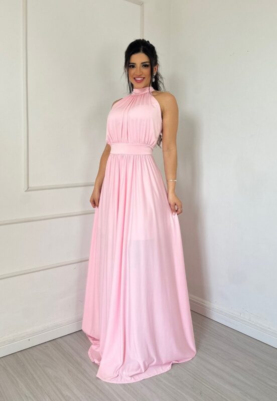 vestido rosa claro madrinhas