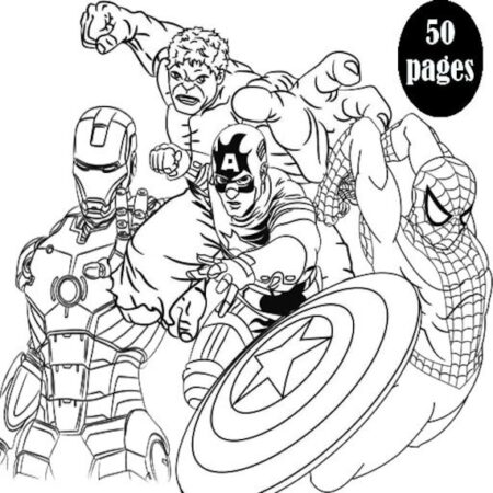 desenho-para-colorir-super-herois