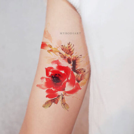 tatuagem-feminina-floral