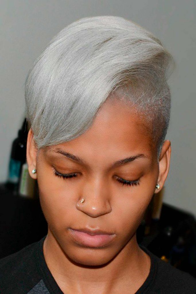 Platinum Short Hair