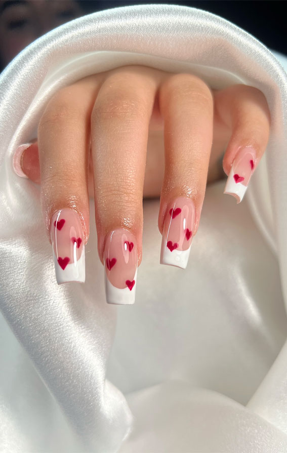 Heart Decorated Nails