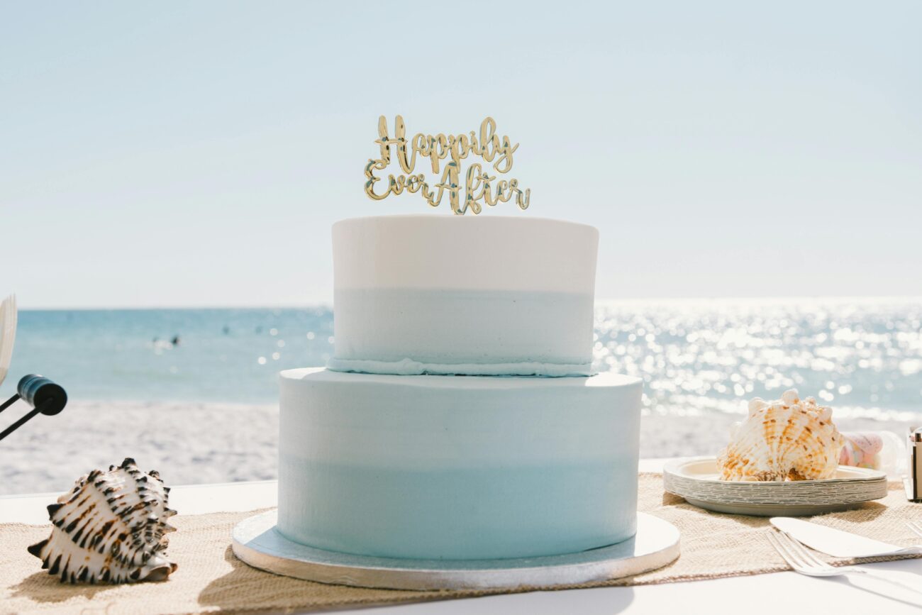 Beach Wedding Cake