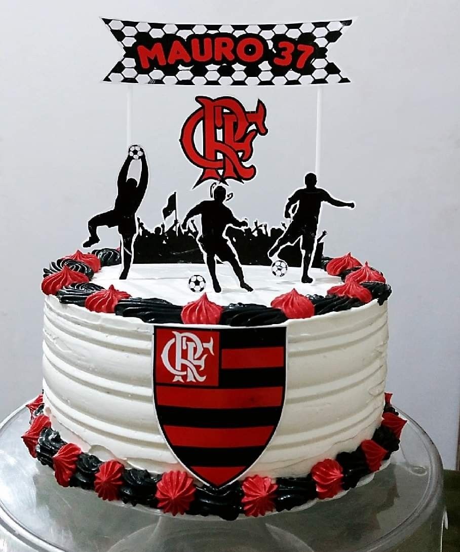 Bolo Decorado Flamengo