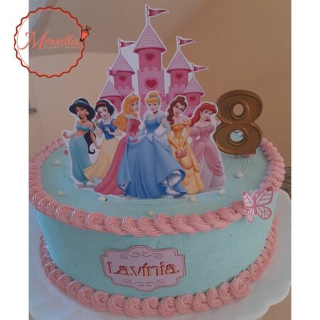 Bolo Decorado Princesas Da Disney