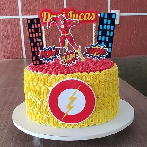 Bolo Decorado The Flash