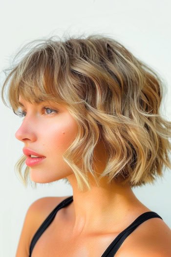 Wavy Short Hair