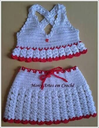 Conjunto Infantil De Croche