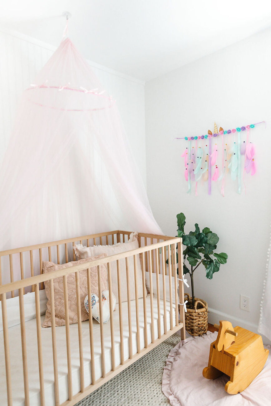 unicorn themed baby room