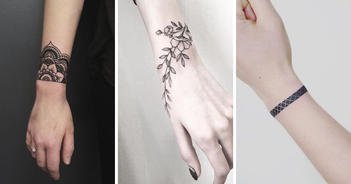 Tatuagem Bracelete Feminina