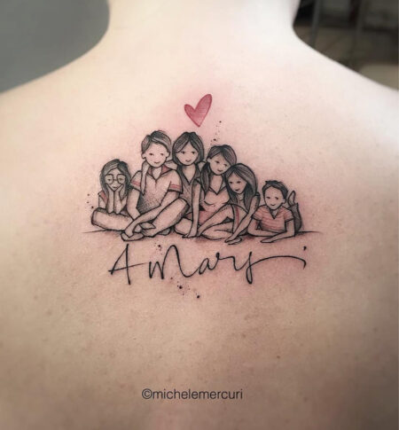 tatuagem-feminina-familia