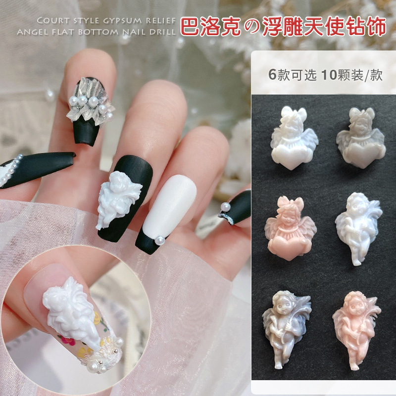 Angel Decorated Nail