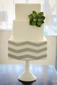 Bolo Decorado Chevron