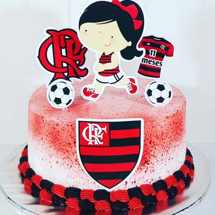 Bolo Decorado Flamengo