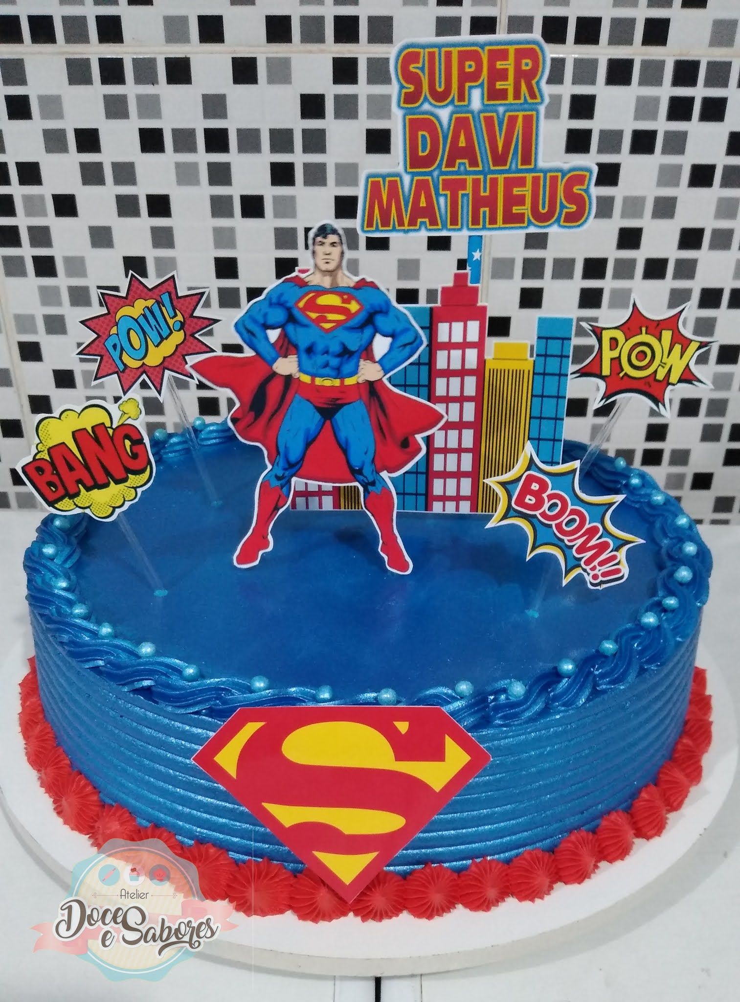 Bolo Decorado Superman