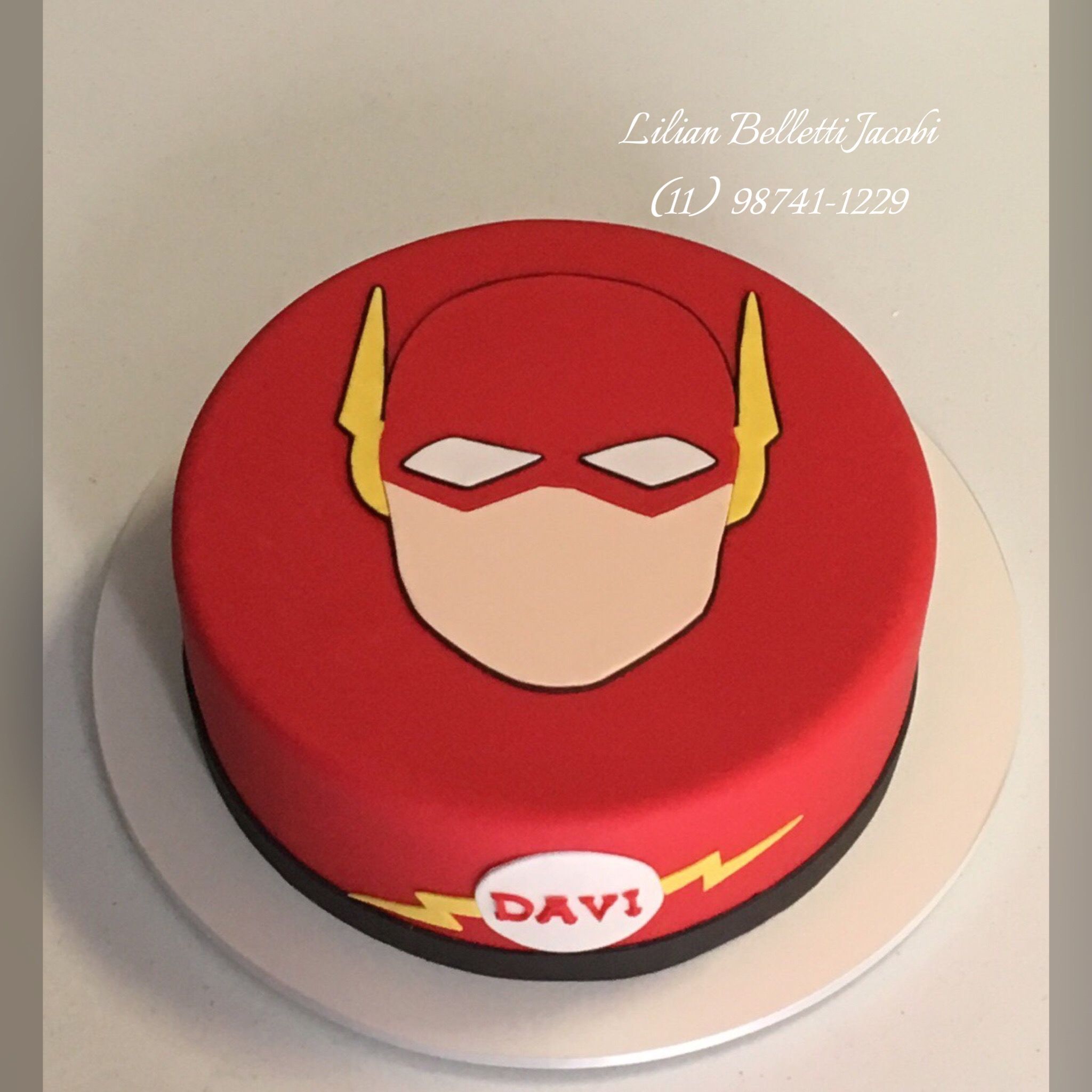 Bolo Decorado The Flash