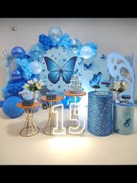 decoracao-de-festa-de-15-anos-azul