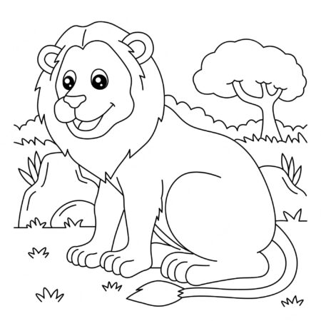 desenho-para-colorir-leao