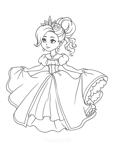 desenho-para-colorir-princesas